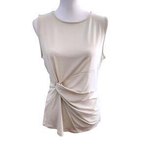 ZENANA beige‎ taupe shell top size M